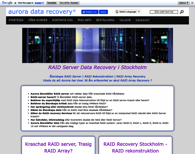Raid-recovery.se thumbnail