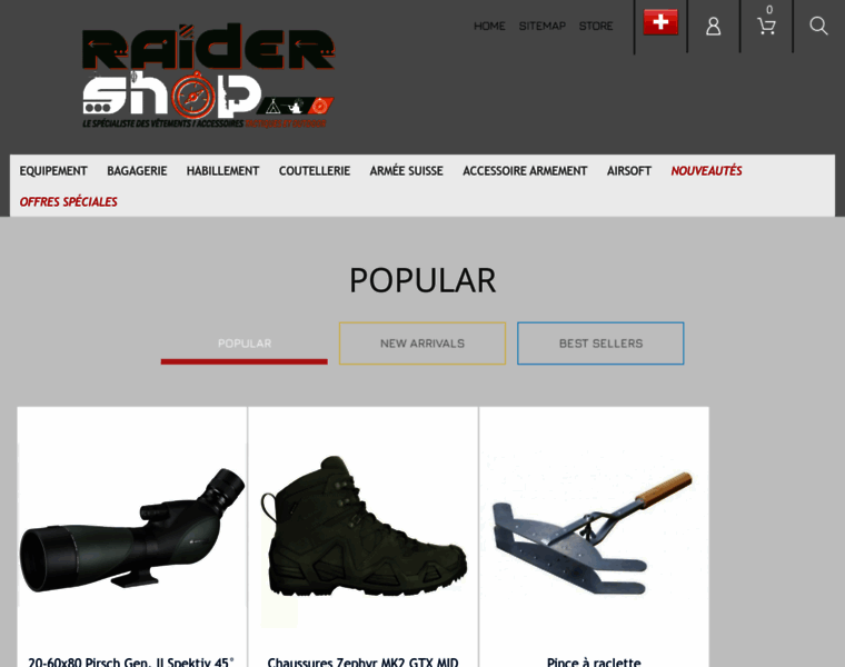 Raider-shop.ch thumbnail