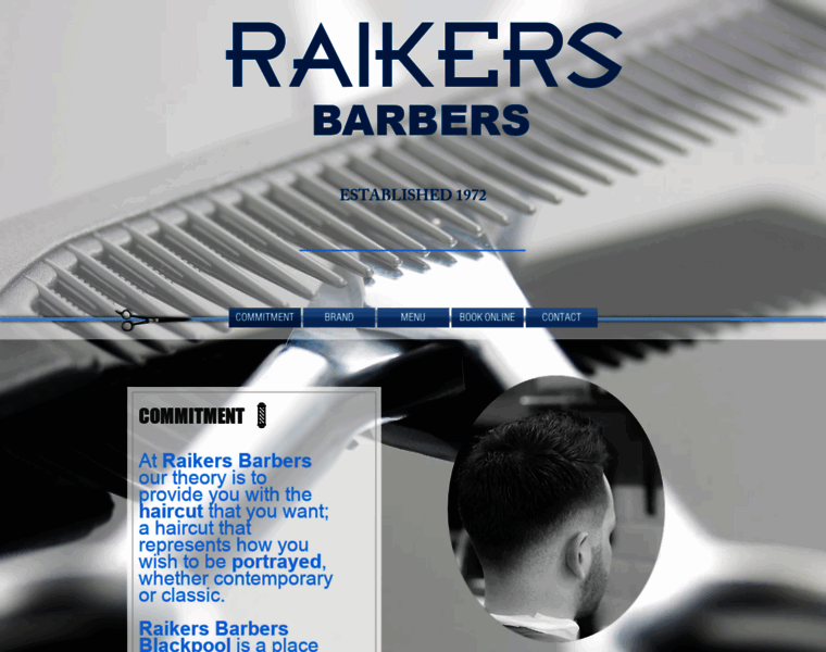 Raikersbarbers.co.uk thumbnail