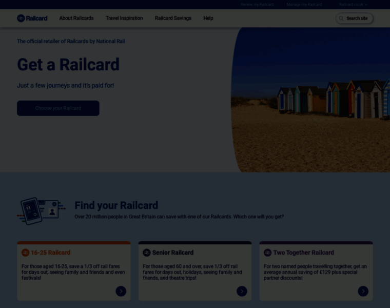 Railcard.co.uk thumbnail