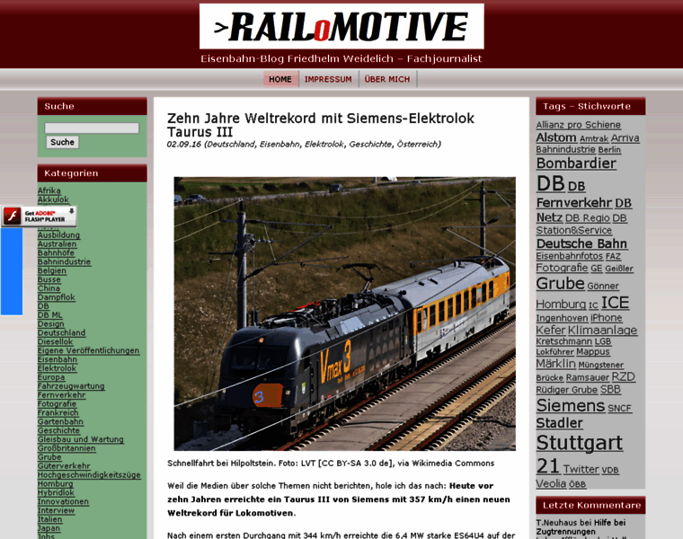 Railomotive.com thumbnail