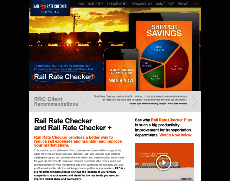 Railratechecker.com thumbnail