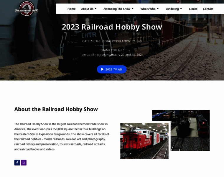 Railroadhobbyshow.com thumbnail
