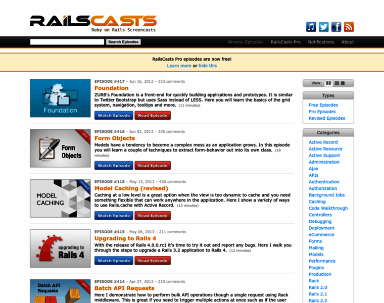 Railscasts.com thumbnail