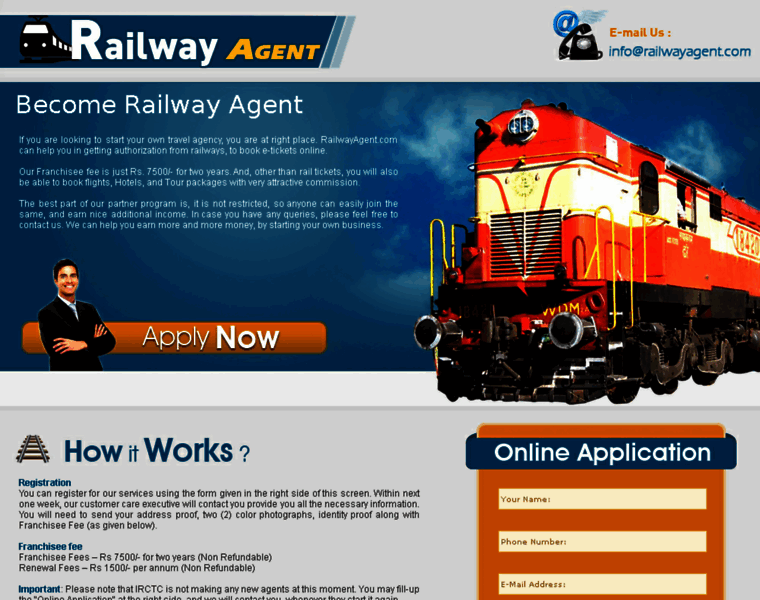 Railwayagents.com thumbnail