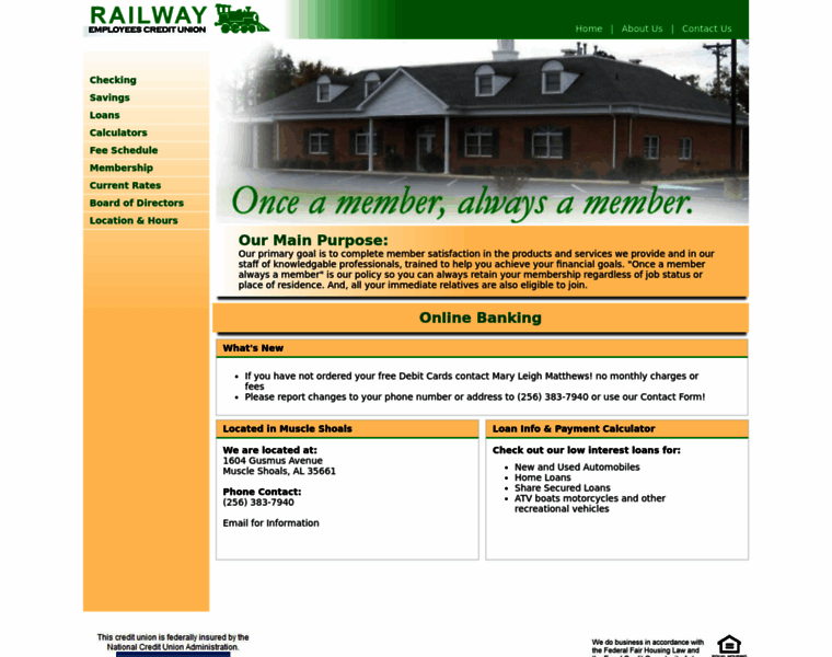 Railwaycreditunion.com thumbnail
