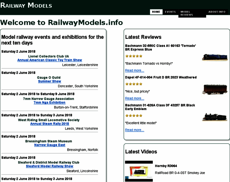Railwaymodels.info thumbnail