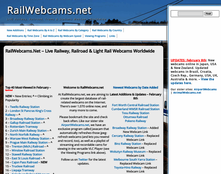 Railwebcams.net thumbnail