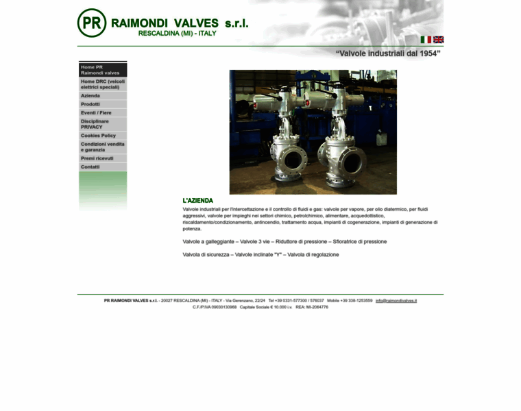 Raimondivalves.it thumbnail