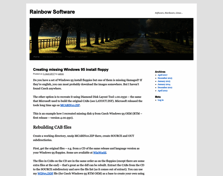 Rainbow-software.org thumbnail