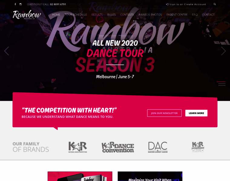 Rainbowdancecomp.com.au thumbnail