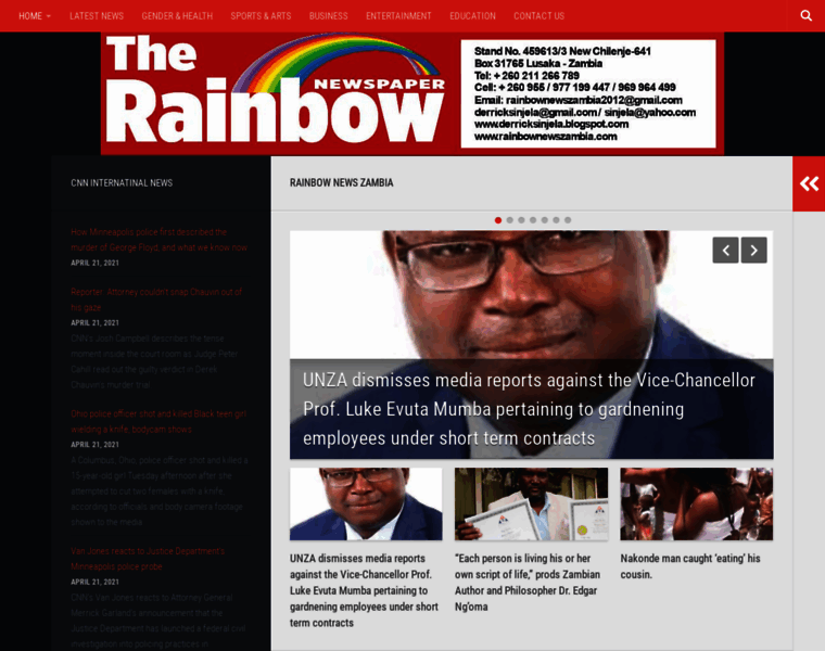 Rainbownewszambia.com thumbnail