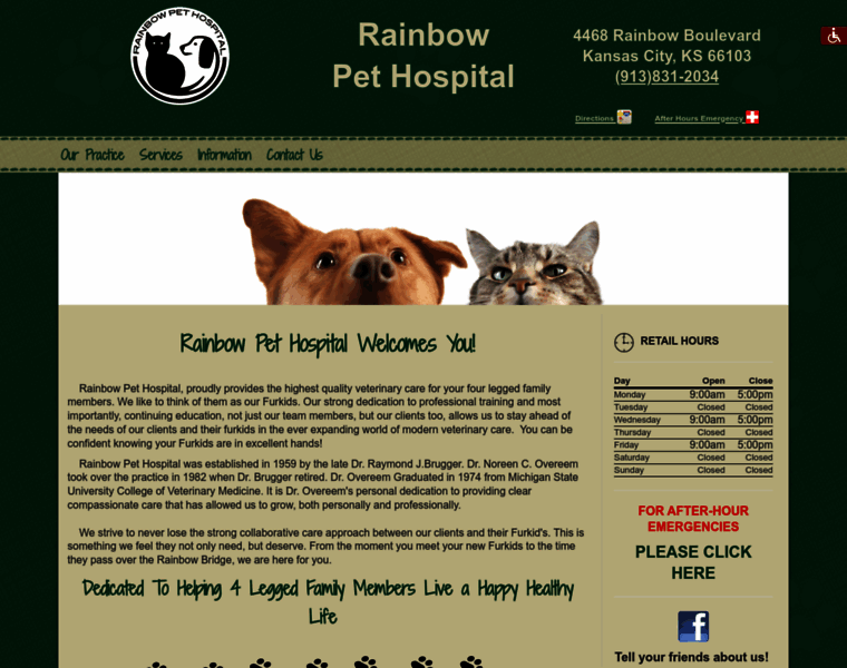 Rainbowpethospital.com thumbnail