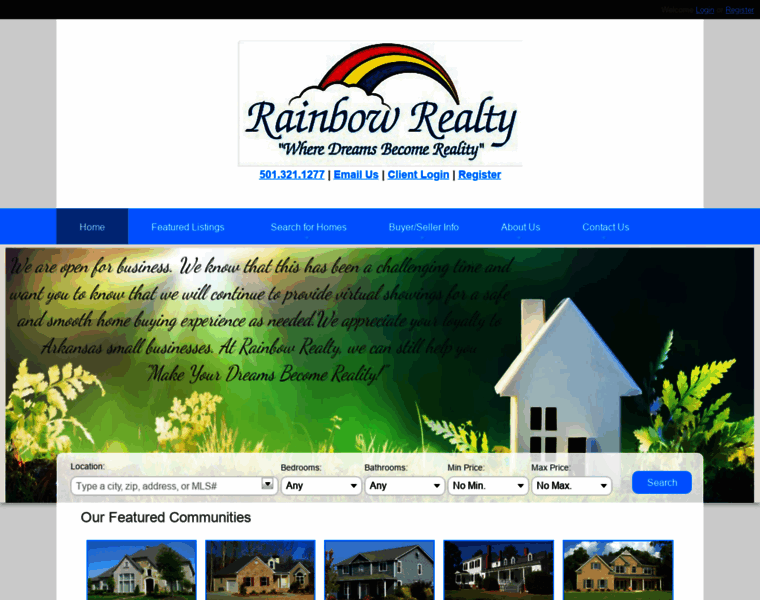 Rainbowrealtyarkansas.com thumbnail