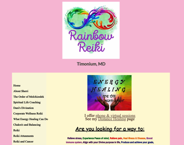 Rainbowreikihealing.com thumbnail