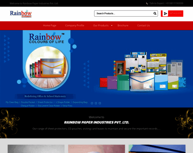 Rainbowstationery.com thumbnail