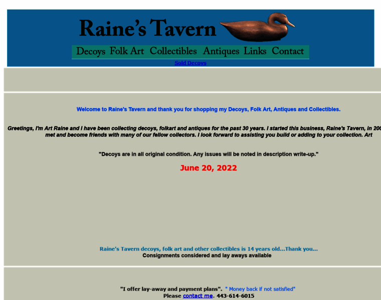 Rainestavern.com thumbnail