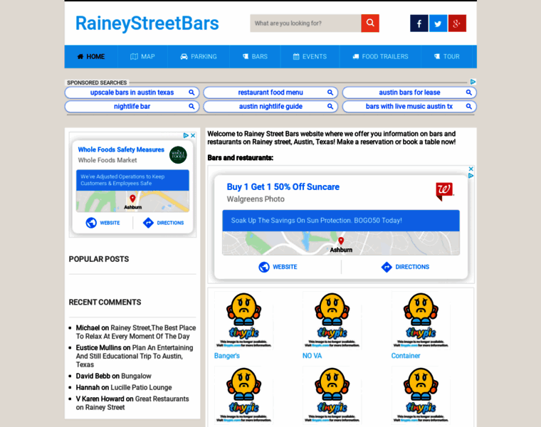 Raineystreetbars.com thumbnail