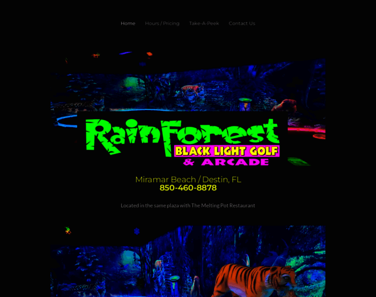 Rainforestblacklightgolf.com thumbnail