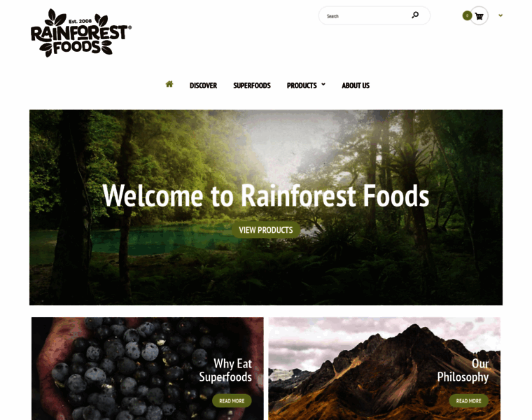 Rainforestfoods.co.uk thumbnail