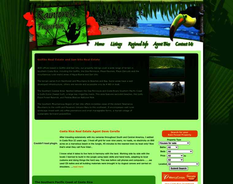 Rainforestproperties.com thumbnail
