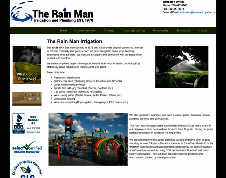 Rainmanirrigation.ca thumbnail