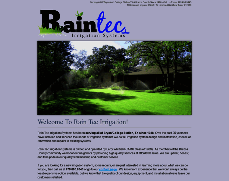 Raintecirrigationsystems.com thumbnail