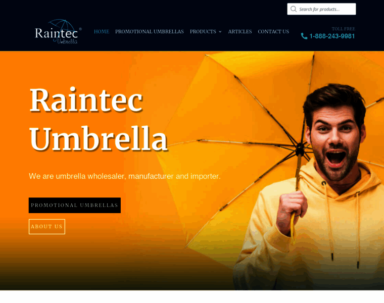 Raintecumbrella.com thumbnail