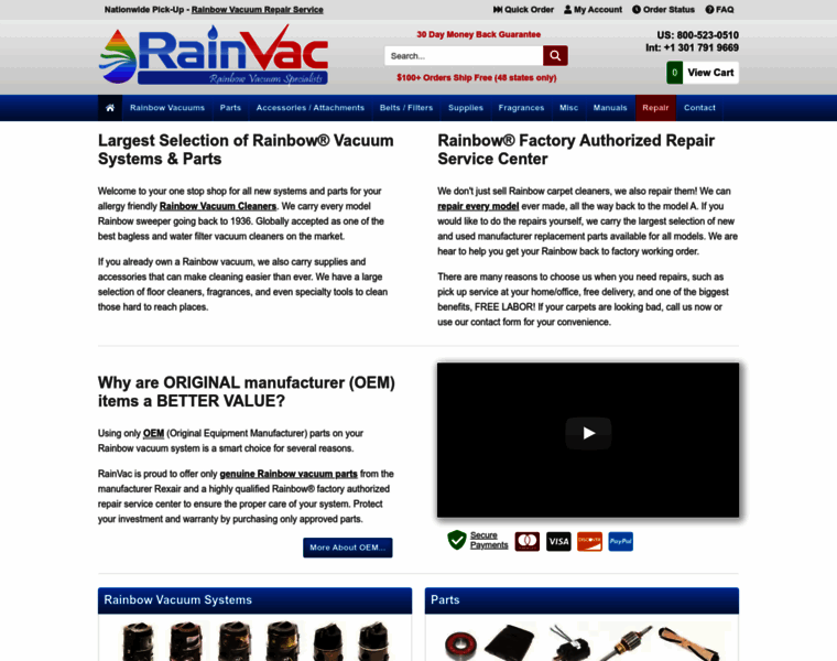 Rainvac.com thumbnail