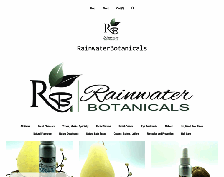 Rainwaterbotanicals.com thumbnail