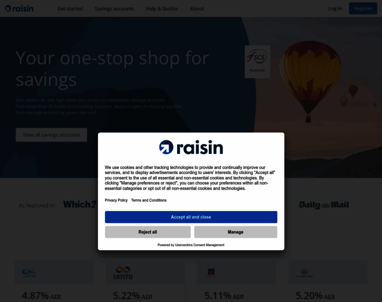 Raisin.co.uk thumbnail