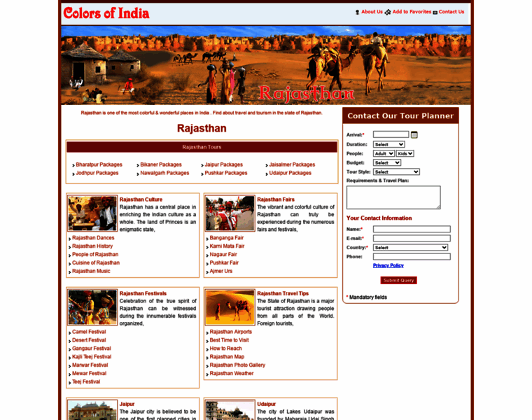 Rajasthan.thecolorsofindia.com thumbnail