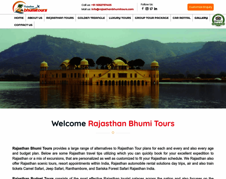 Rajasthanbhumitours.com thumbnail