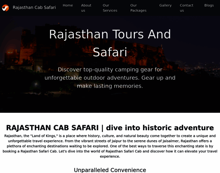Rajasthancabsafari.com thumbnail