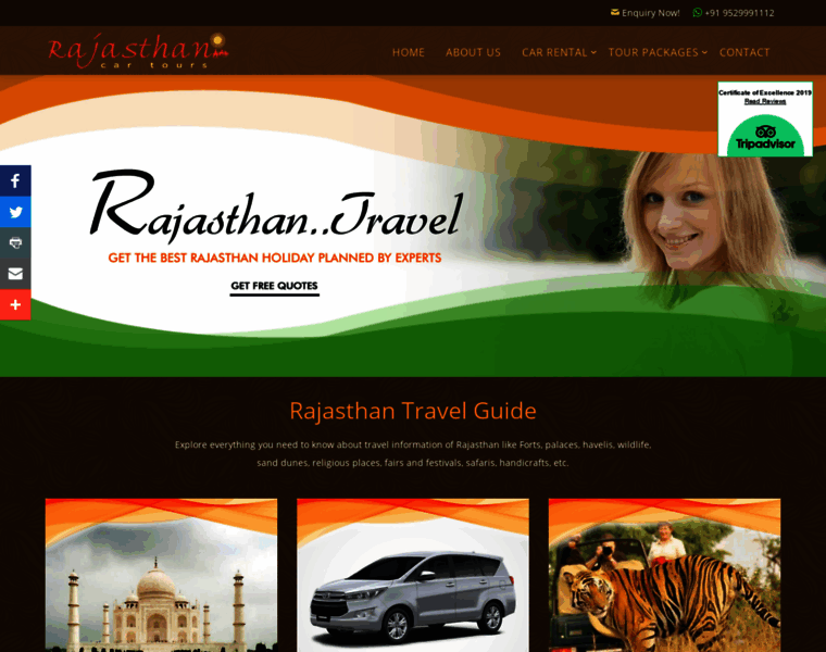 Rajasthancartours.com thumbnail