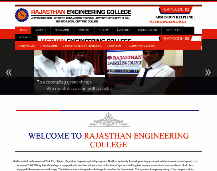 Rajasthangroupofcolleges.com thumbnail