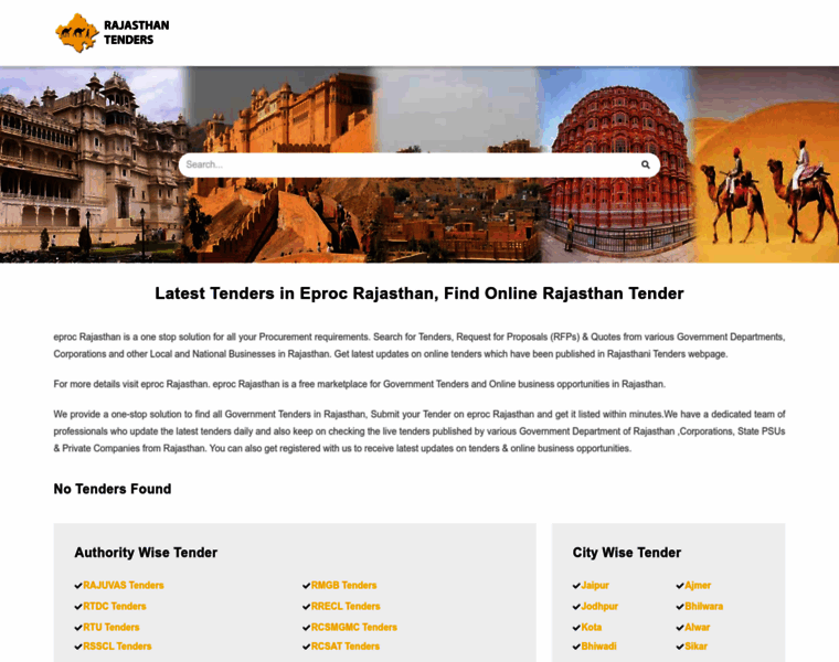 Rajasthantenders.net thumbnail Rajasthantenders.net thumbnail