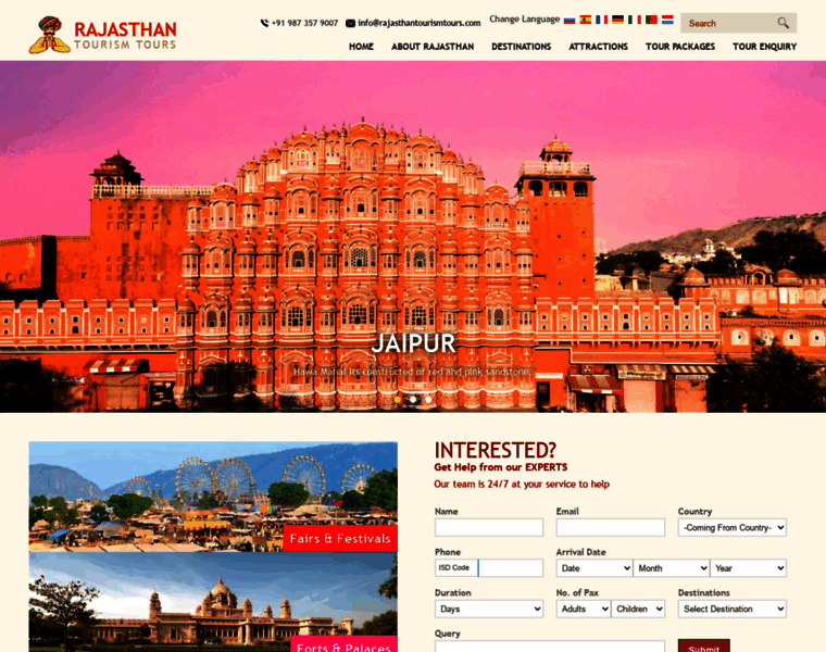Rajasthantourismtours.com thumbnail