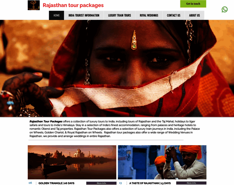 Rajasthantourpackages.com thumbnail