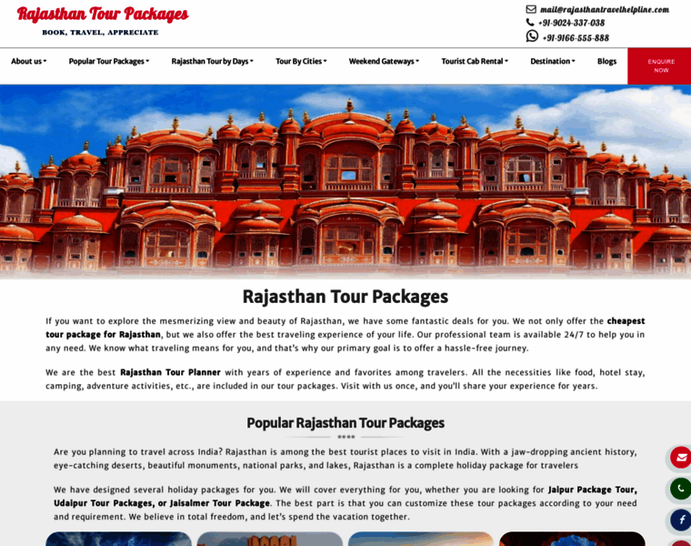 Rajasthantourpackages.in thumbnail