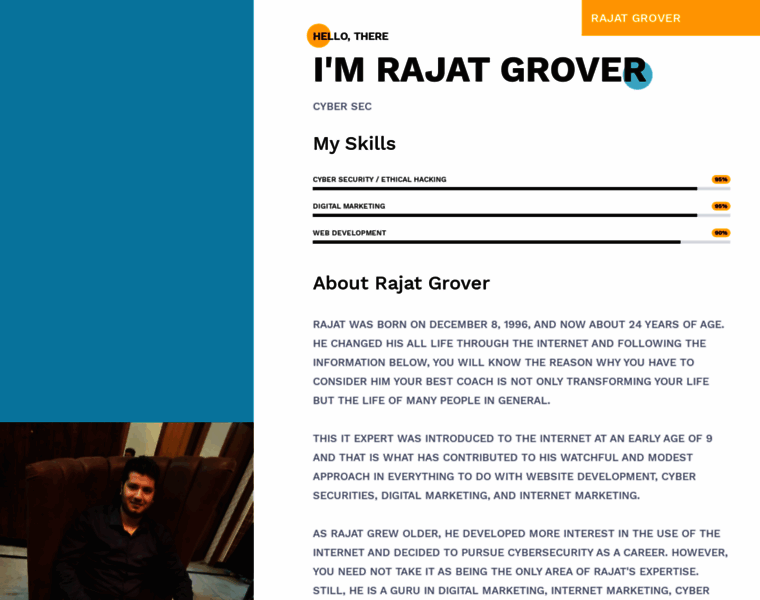 Rajatgrover.com thumbnail