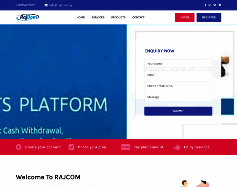 Rajcom.org thumbnail