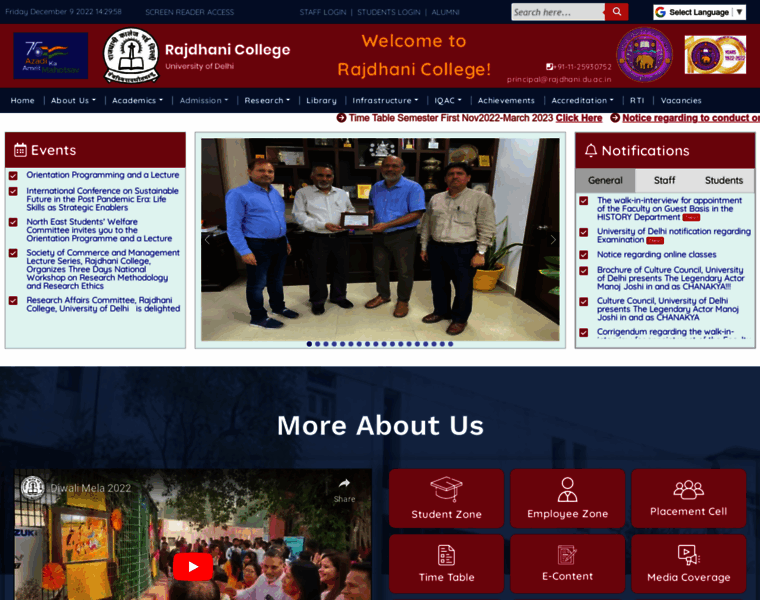 Rajdhanicollege.ac.in thumbnail