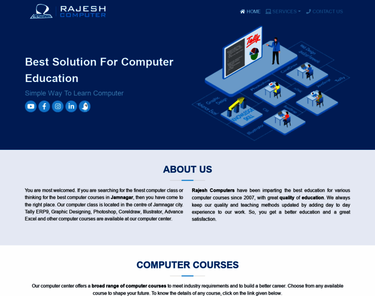 Rajeshcomputer.in thumbnail