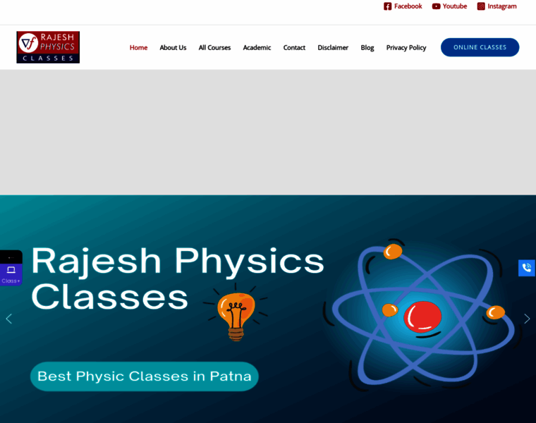 Rajeshphysics.com thumbnail