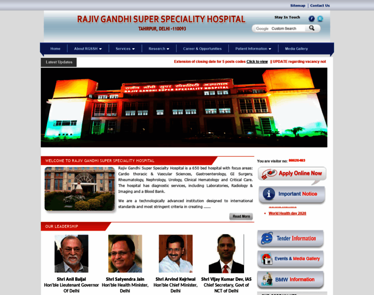 Rajivgandhisuperspecialityhospital.org thumbnail