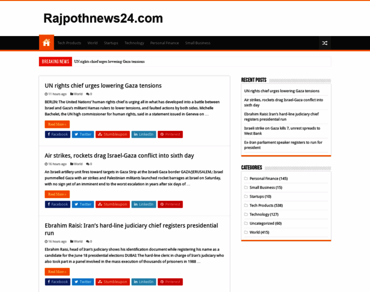 Rajpothnews24.com thumbnail