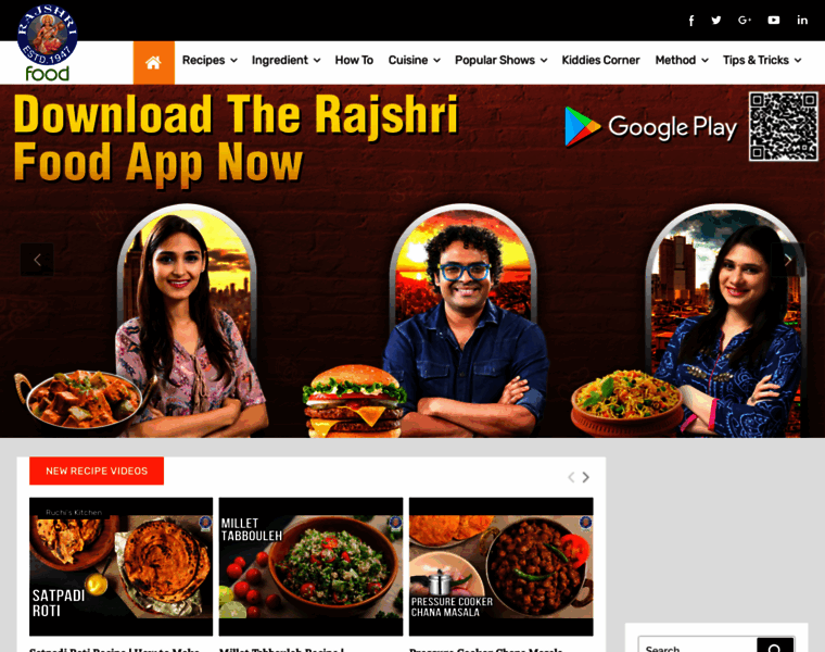 Rajshrifood.com thumbnail