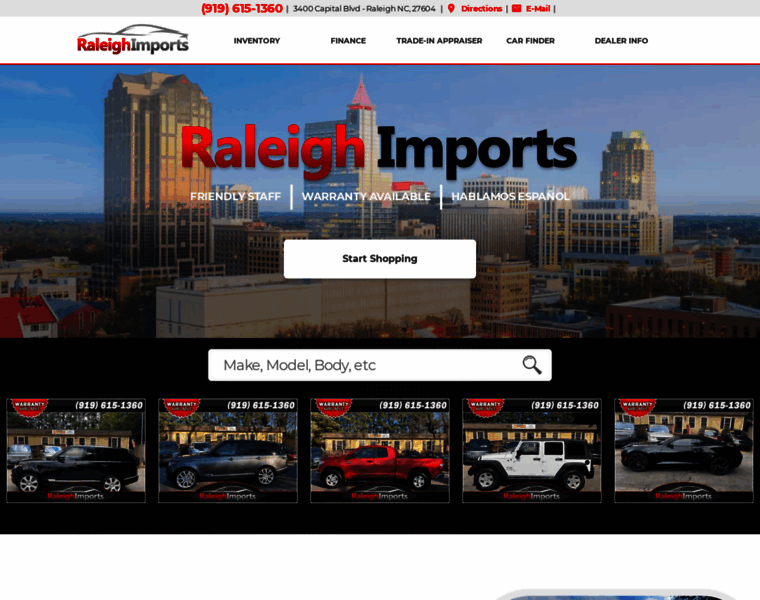 Raleighimports.com thumbnail