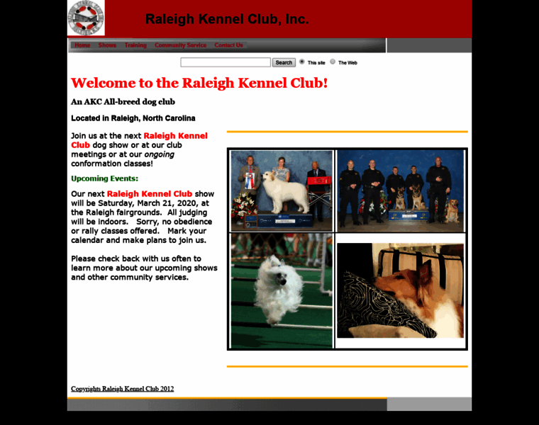 Raleighkennelclub.org thumbnail